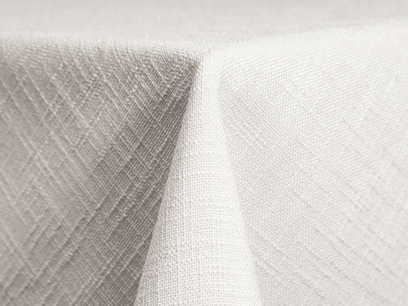 White Panama Table Linen