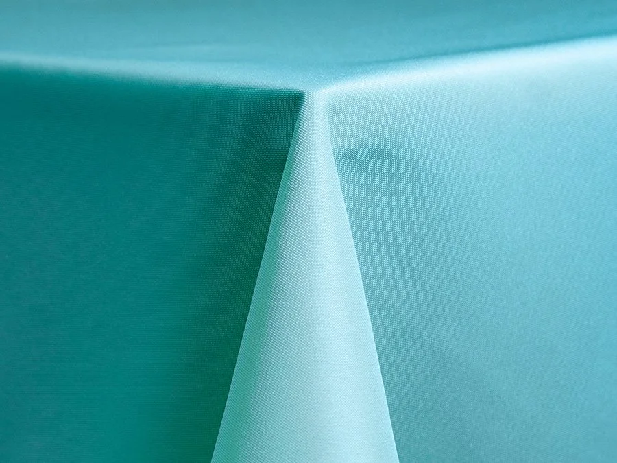Turquoise Poly Table Linen