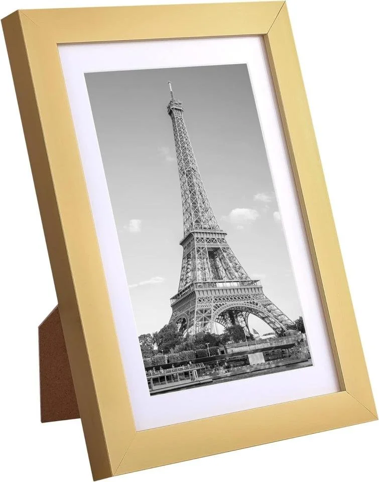 5" x 7" Thick Gold Frame