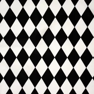 Black + White Diamond Table Linen