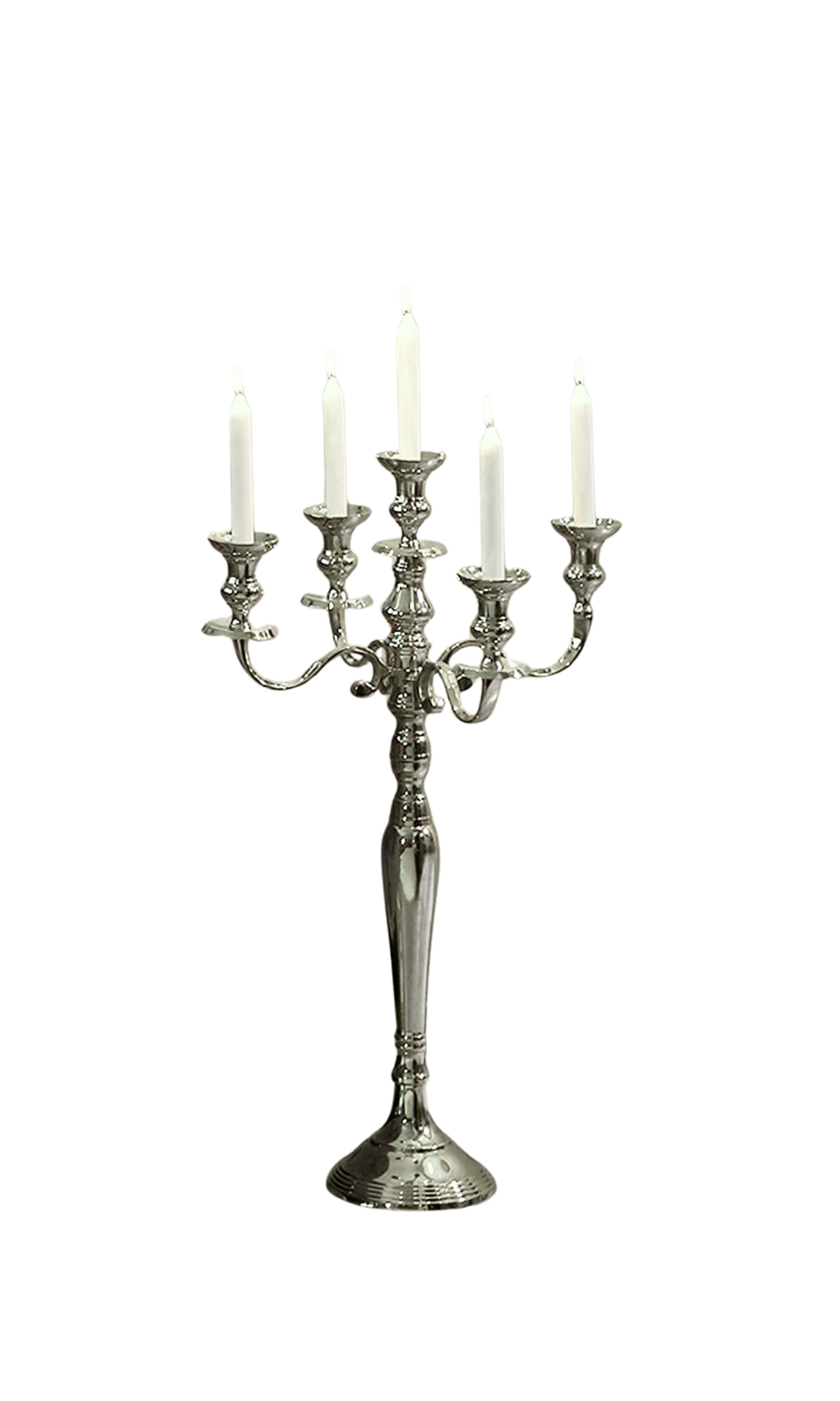 31" Silver Candelabra