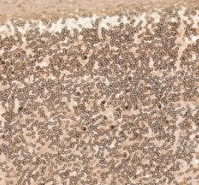 Champagne Sequin Table Runners