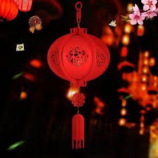 Assorted Red Chinese Lanterns