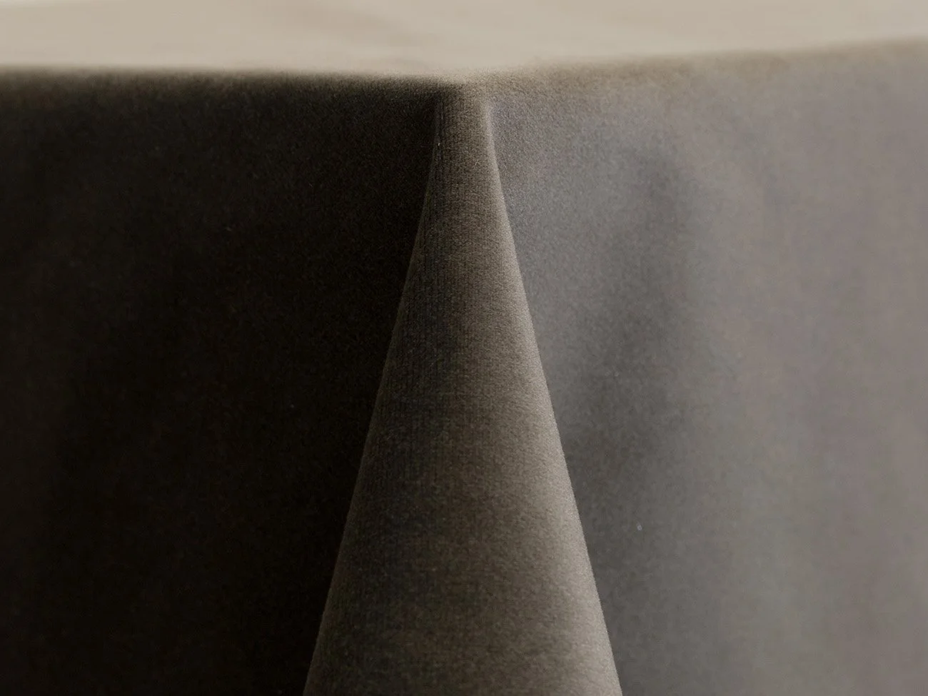 Charcoal Velvet Table Runners