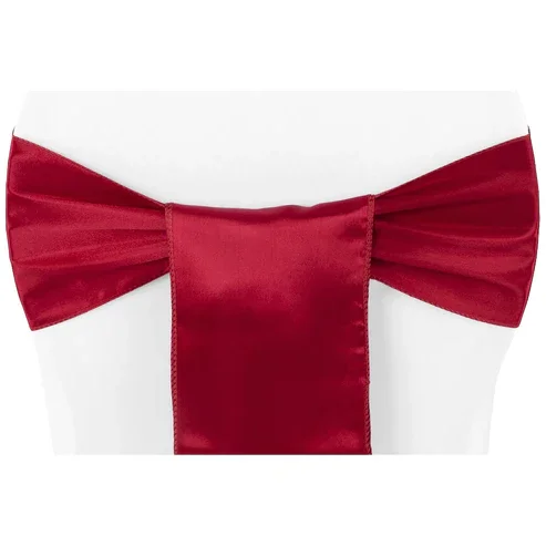 Ruby Red Satin Ties