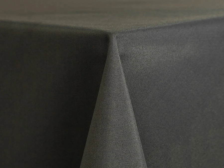 Gun Metal Poly Table Linen