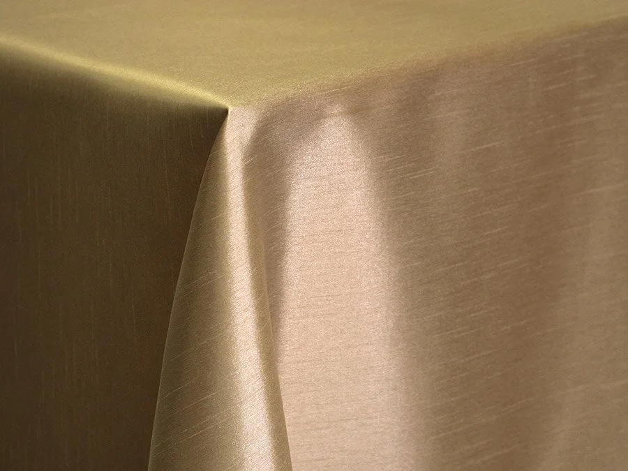 Khaki Shantung Table Linen