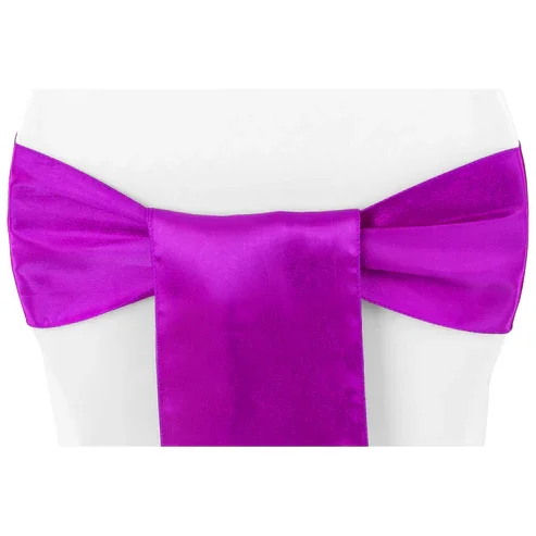 Magenta Satin Ties