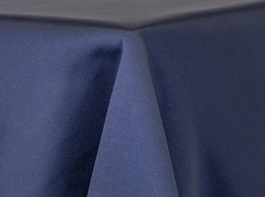 Navy Lamour Table Linen