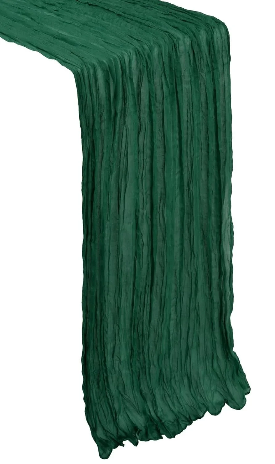 Hunter Cheesecloth Table Runner