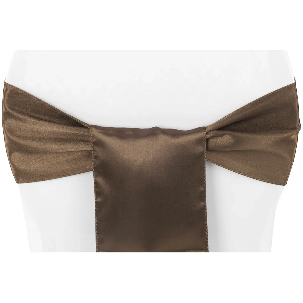 Brown Satin Ties