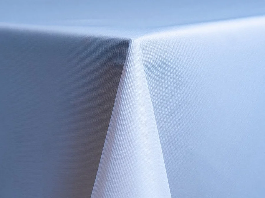 Light Blue Poly Table Linen