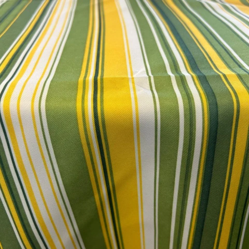 Green + Yellow Striped Napkins