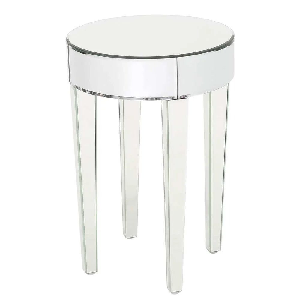 24" Mirror End Table