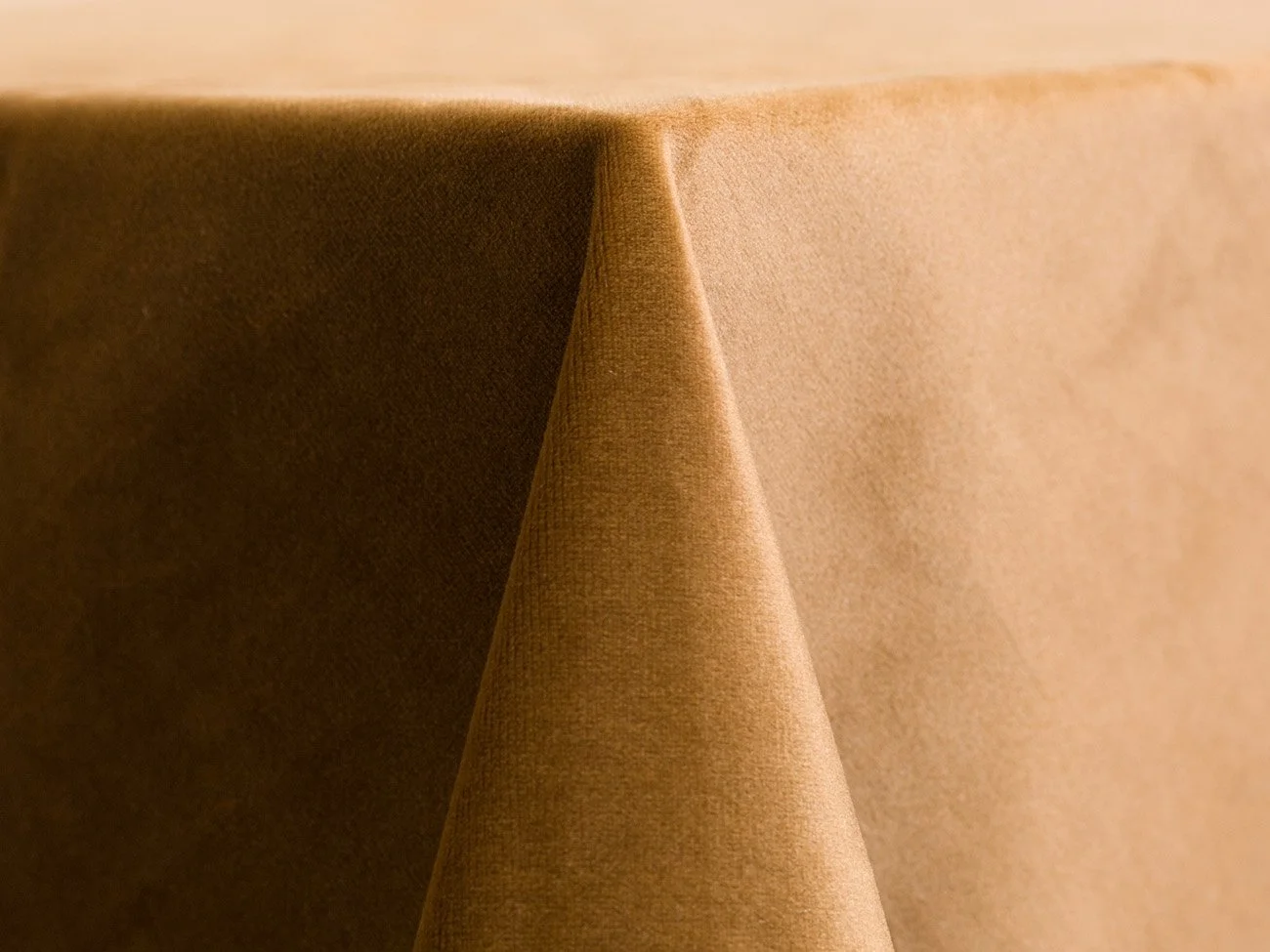 Golden Velvet Table Linen