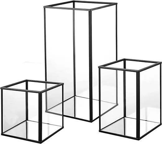 Black Modern Frame Lanterns