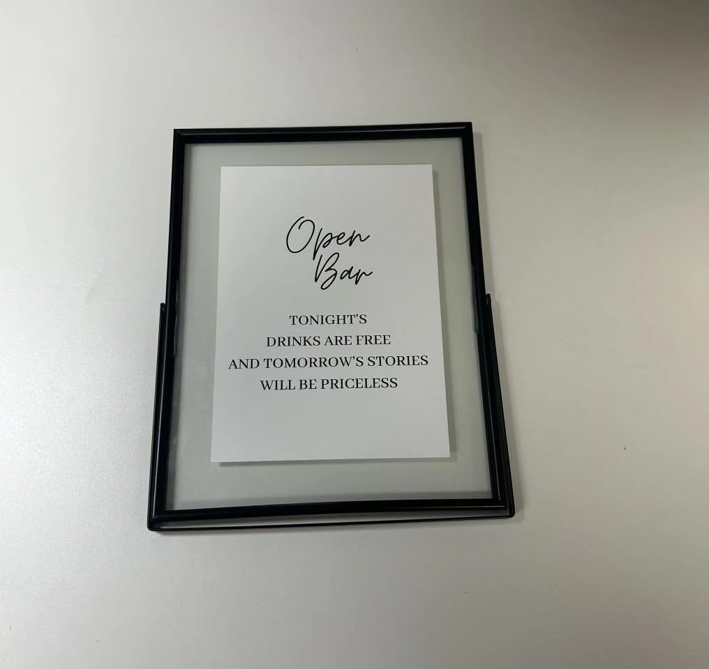 5" x 7" Modern Black Frame