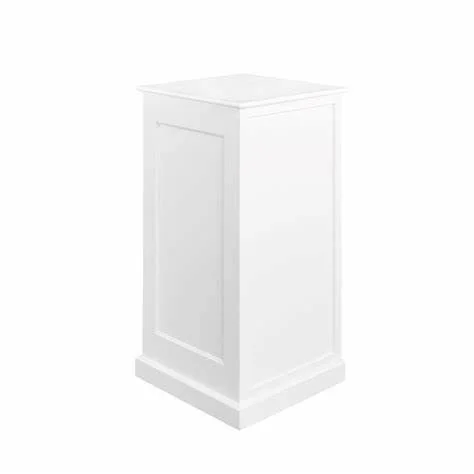 55" Tall White Bar Column