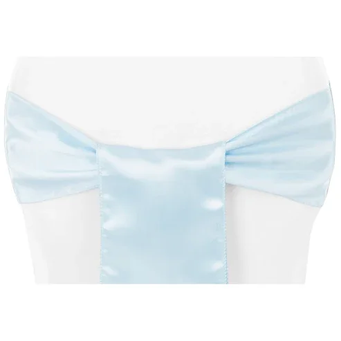 Baby Blue Satin Ties