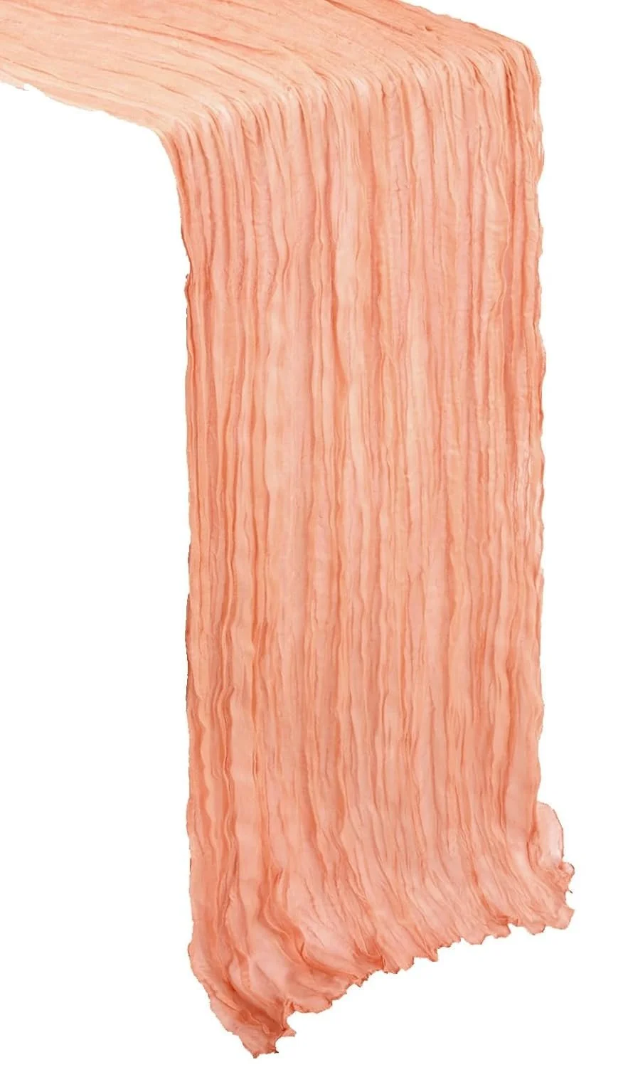 Pink/Blush Cheesecloth Table Runner