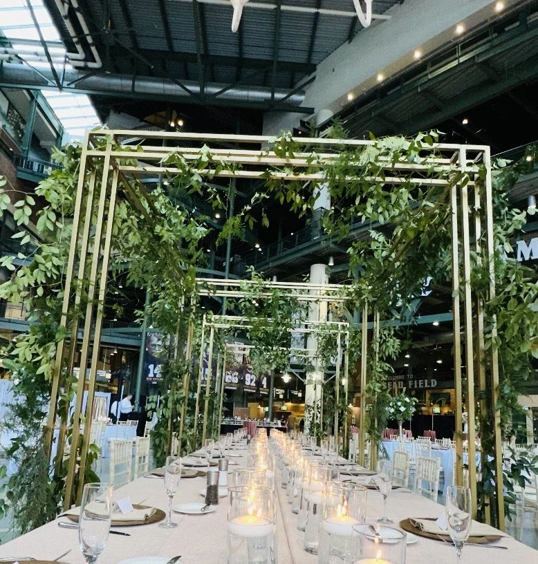 9' Tall Gold Trellis