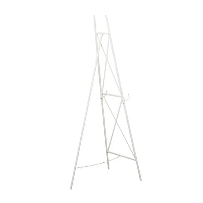 5' White Modern Floor Easel
