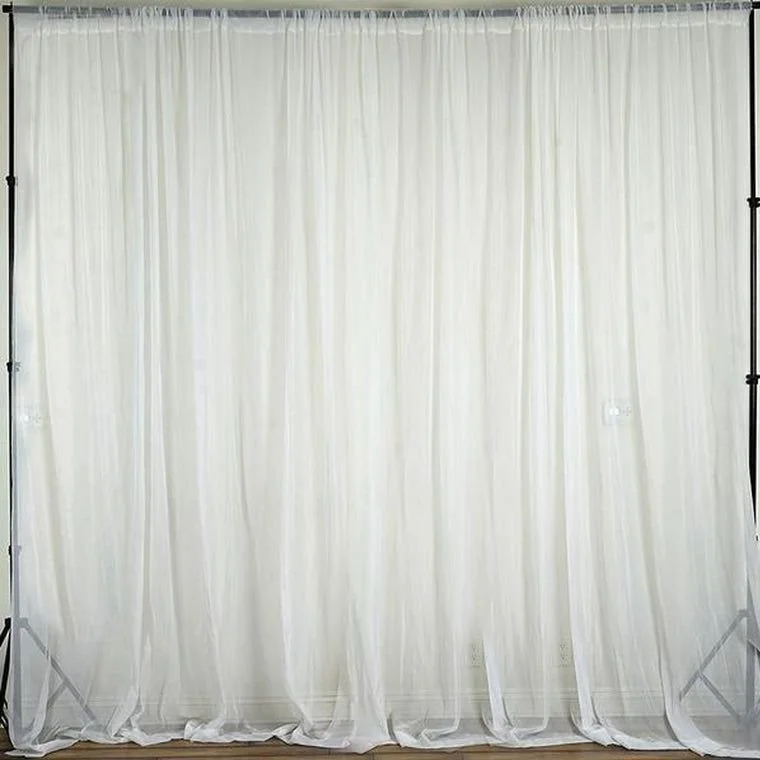 White Sheer Panels