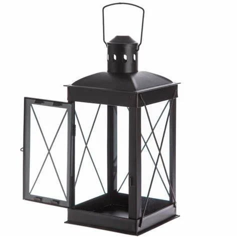 12" Brown Lantern