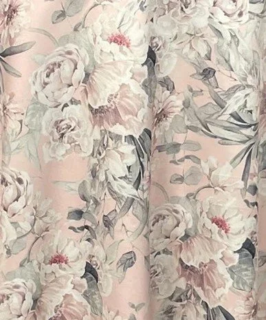 Floral Dusk on Blush Napkins