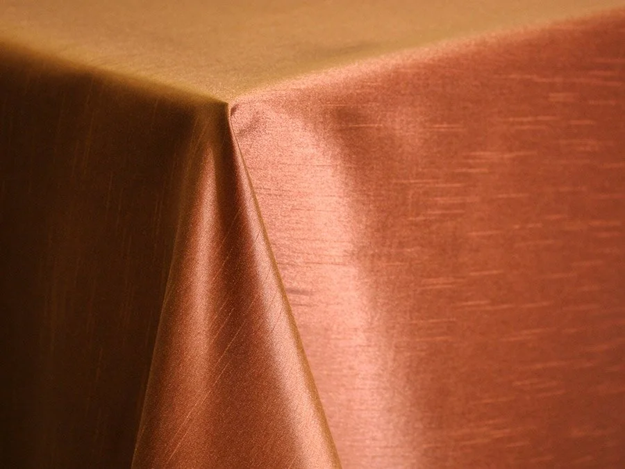 Copper Shantung Table Linen