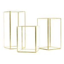 Gold Modern Frame Lanterns