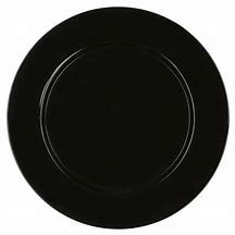 Black Matte Acrylic Charger