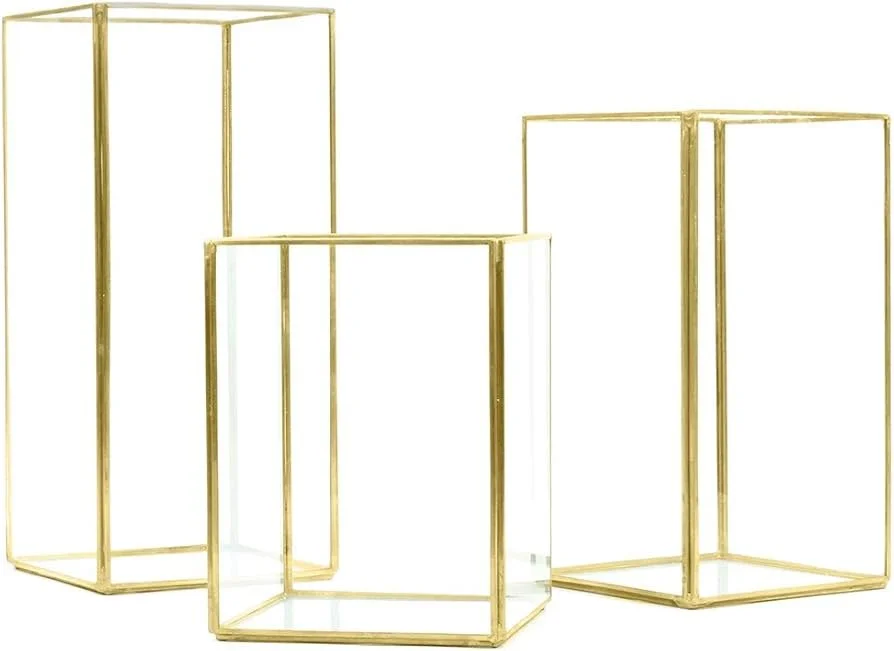 Gold Modern Frame Lanterns