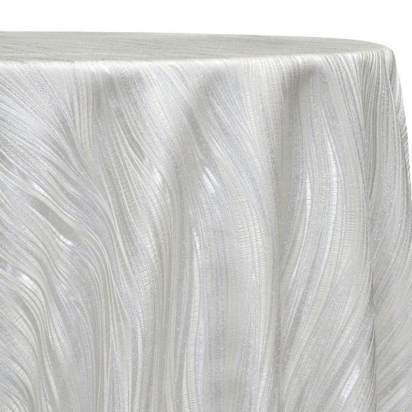 White Allure Jacquard Table Linen