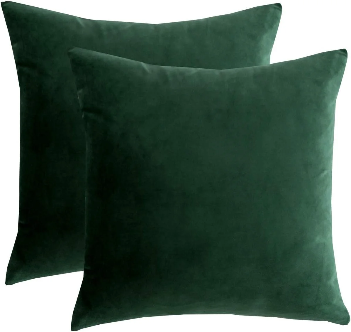 Emerald Velvet Throw Pillow