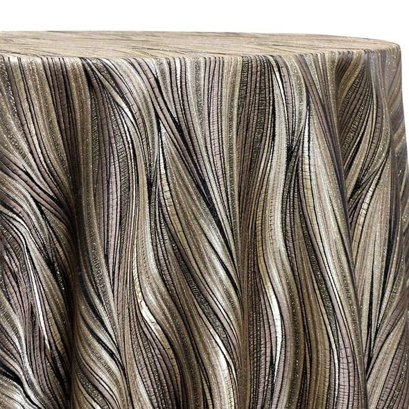 Taupe Allure Jacquard Table Linen