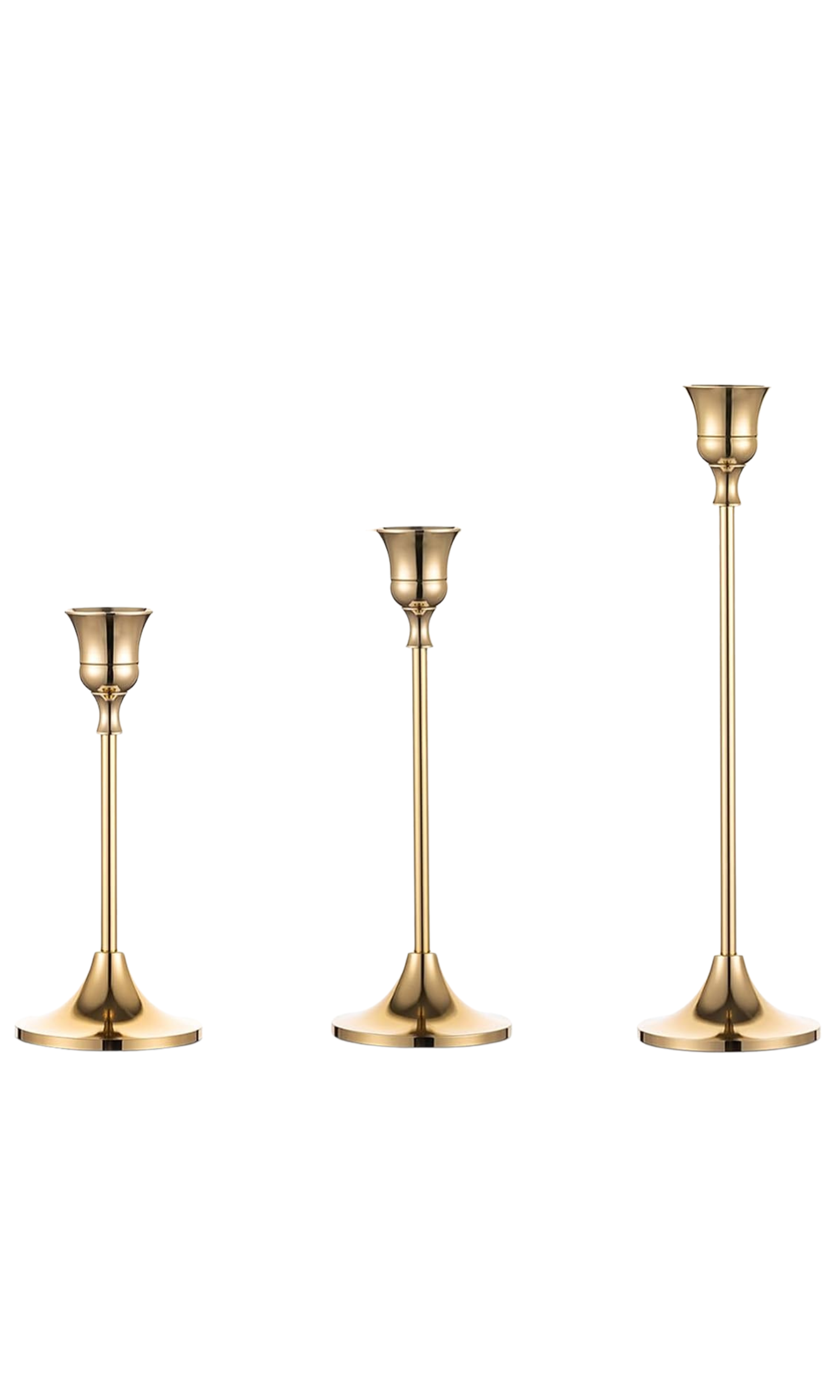 Gold Ornate Taper Candle Holder