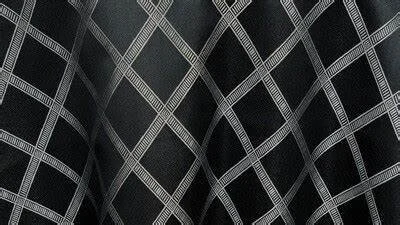Black + Silver Versailles Lattice (Reversible) Table Linen