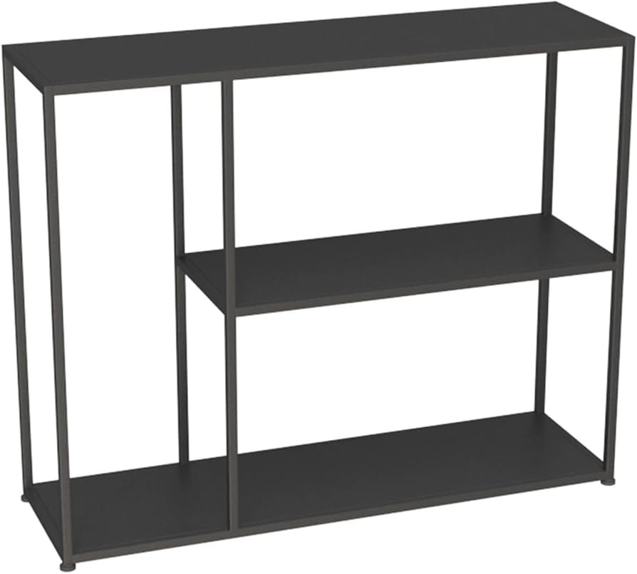 31" Tall Black Stagger Shelf