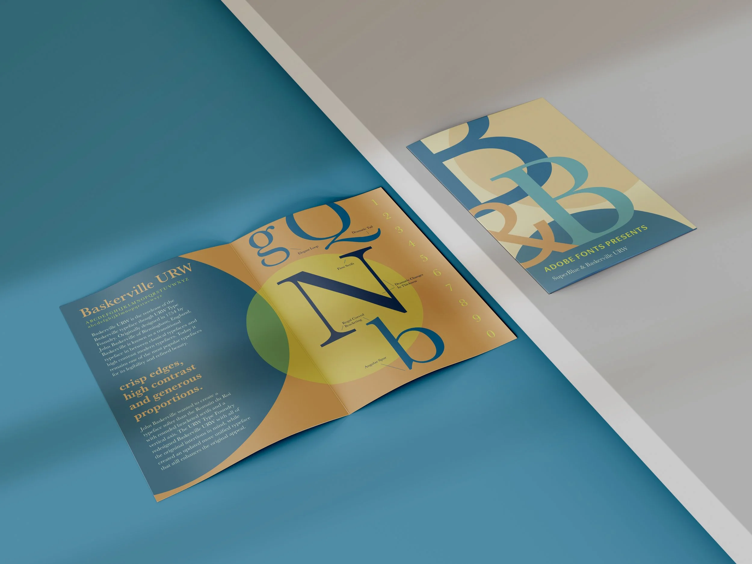 Baskerville and SuperBlue