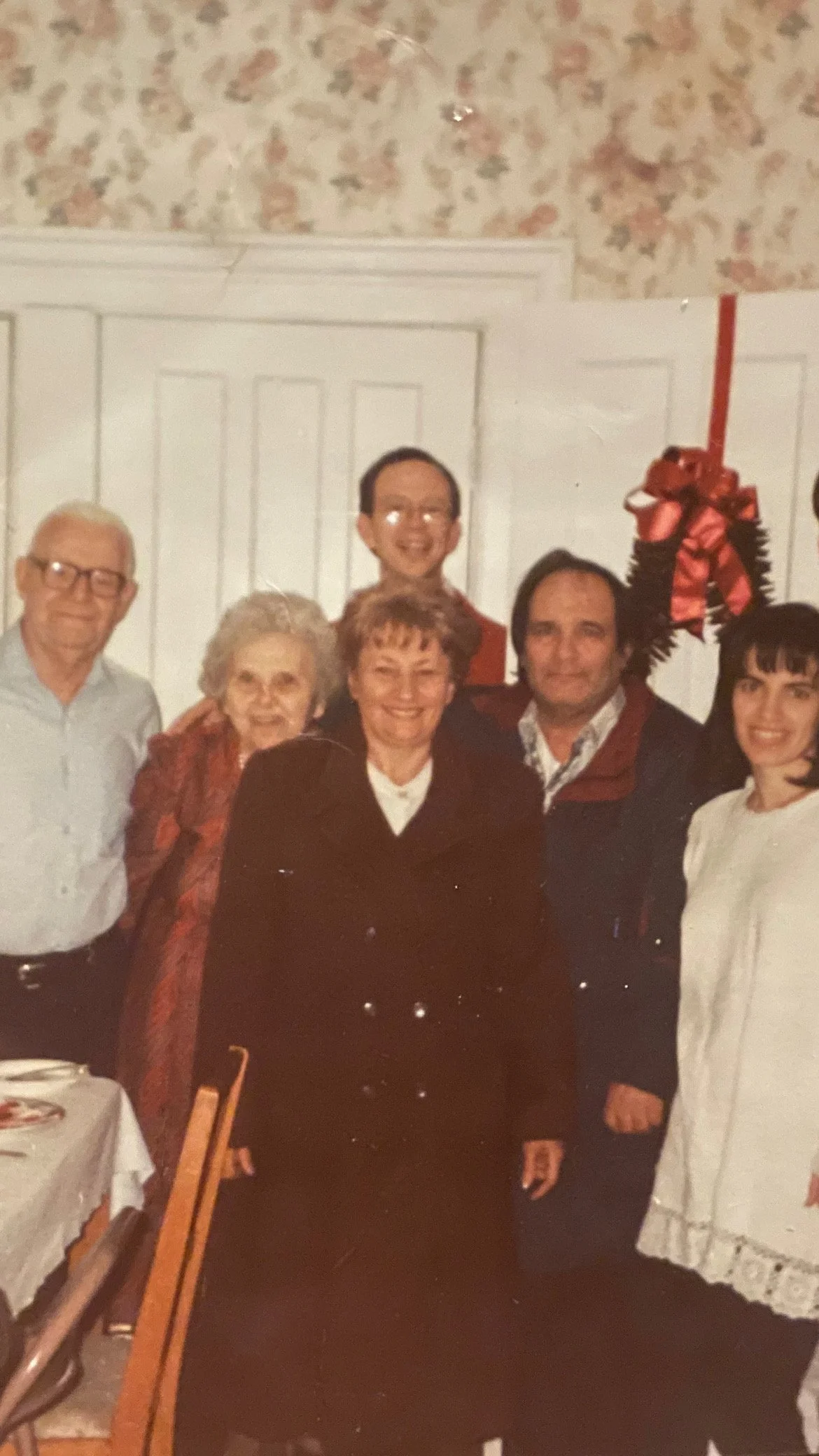 Group of people at a gathering.