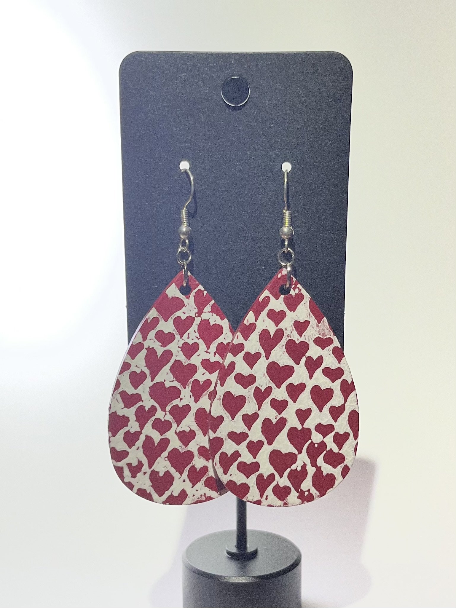 Hand Painted Wood Earrings