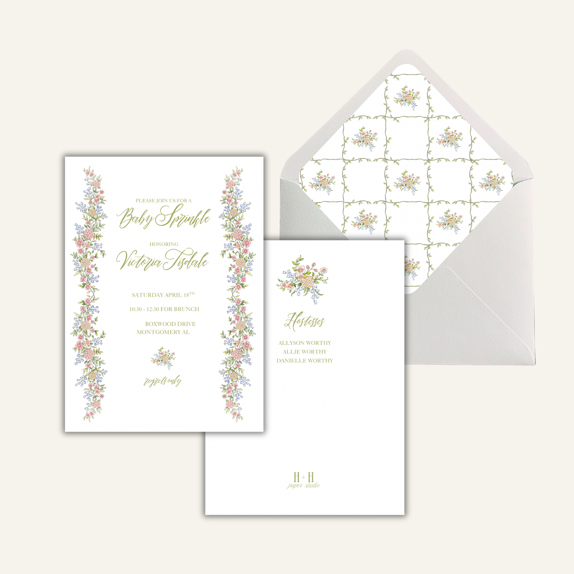 Waverly Trellis Invitation