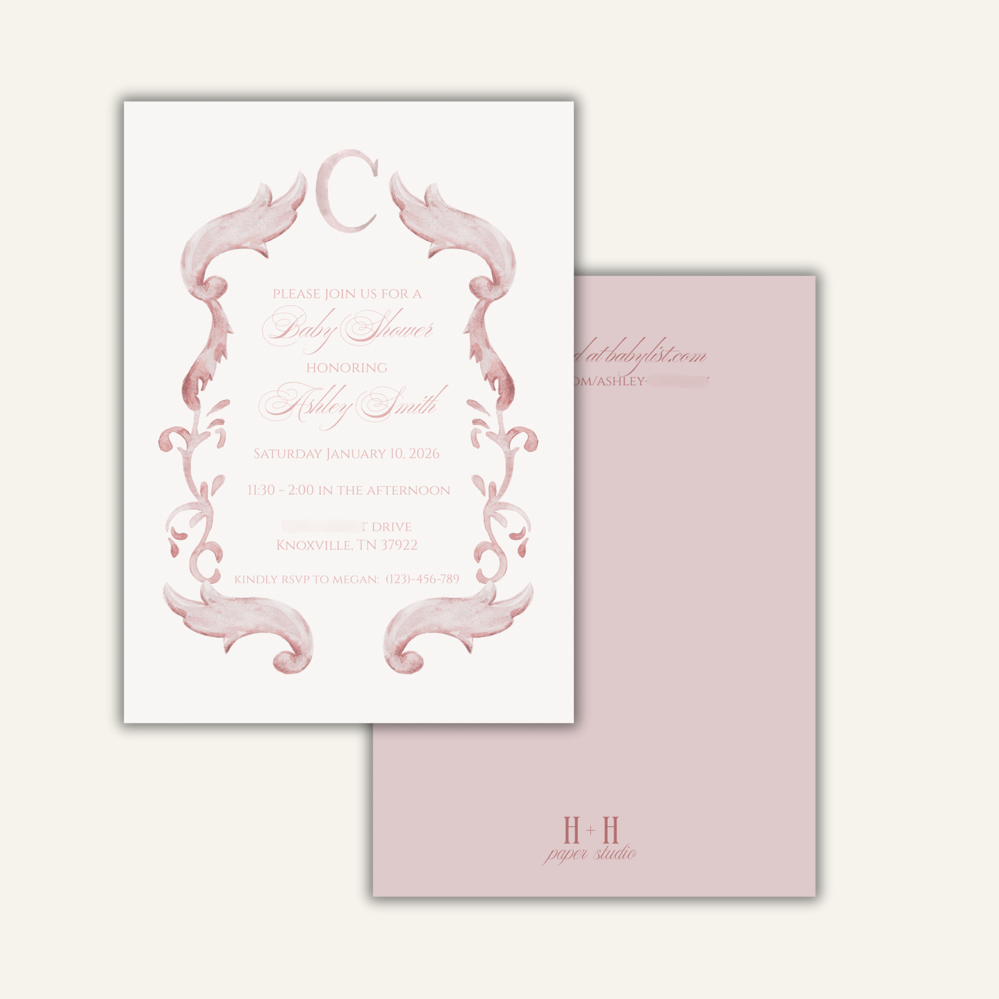 Camille Invitation