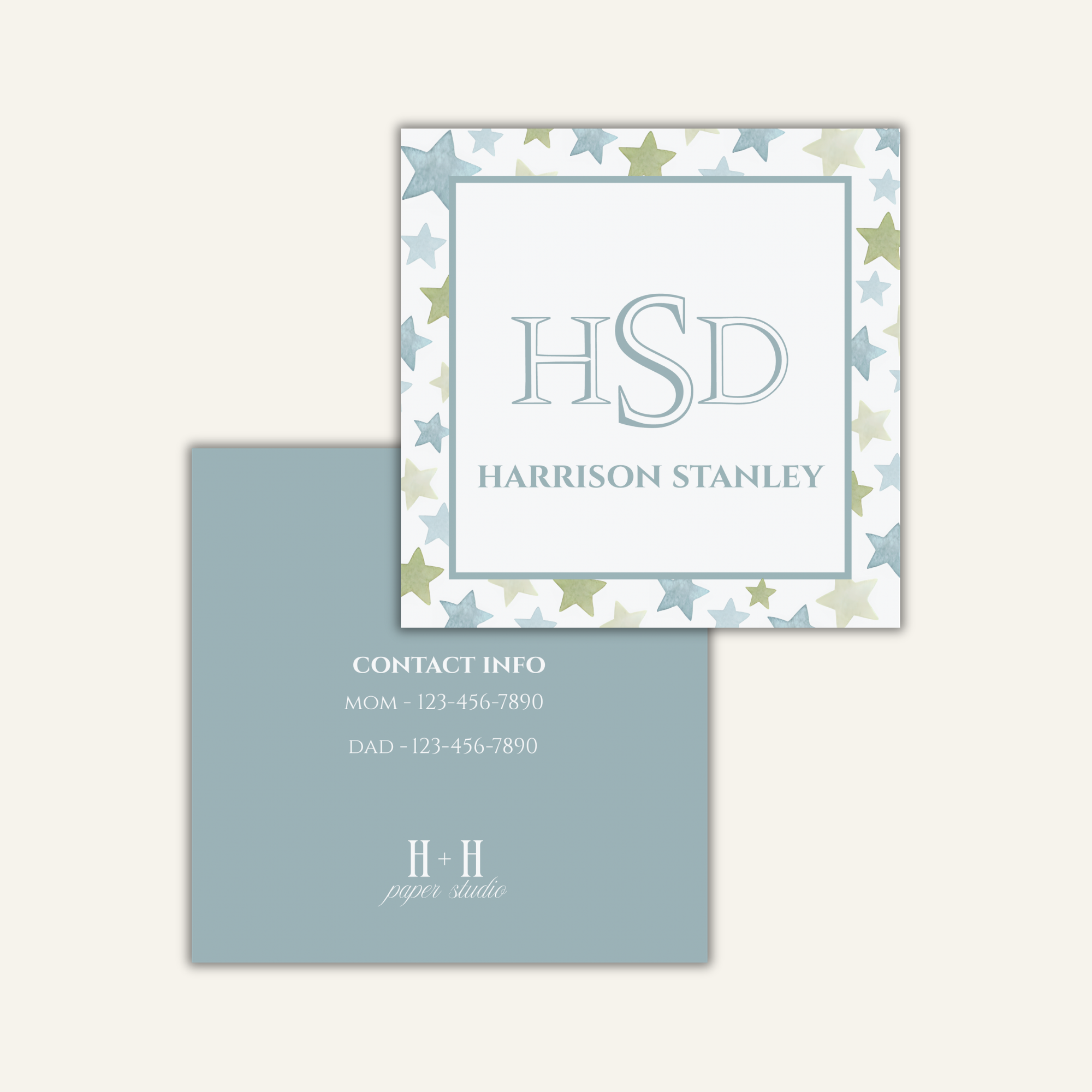 Growing Years  Laminated Tags