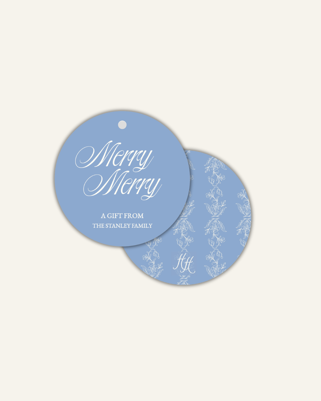 Christmas Botanical Gift Tags