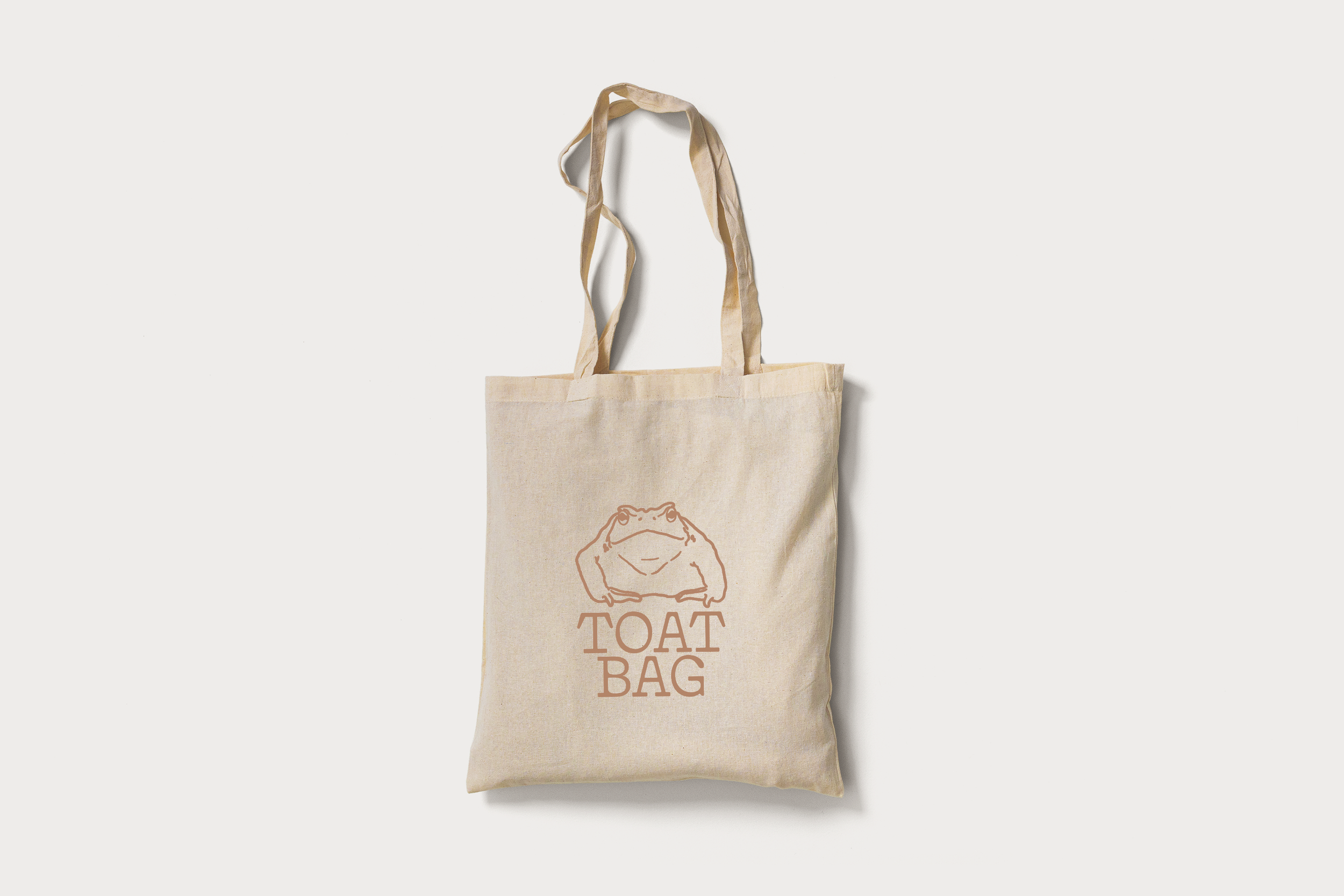 Brown print Toat bag.
