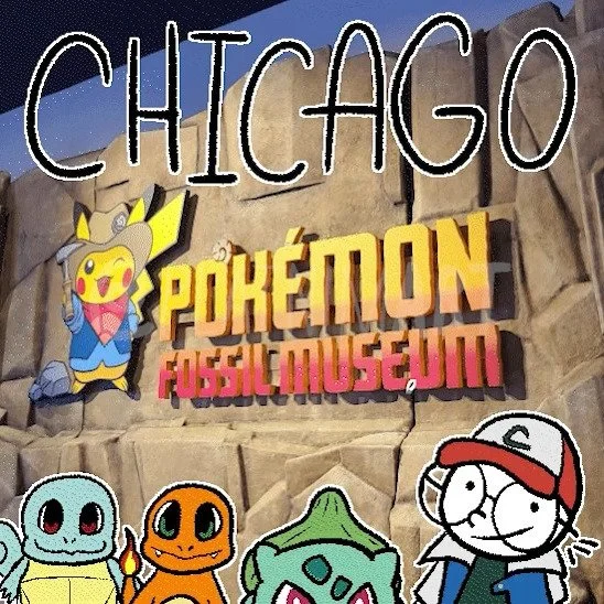 The photos are from my trip to Chicago a month ago. I'm so glad I was able to check out the Pokemon Fossil Museum! I highly recommend checking it out it if you are a Pokemon fan and are ever in that area in the states. I only posted just a little tas