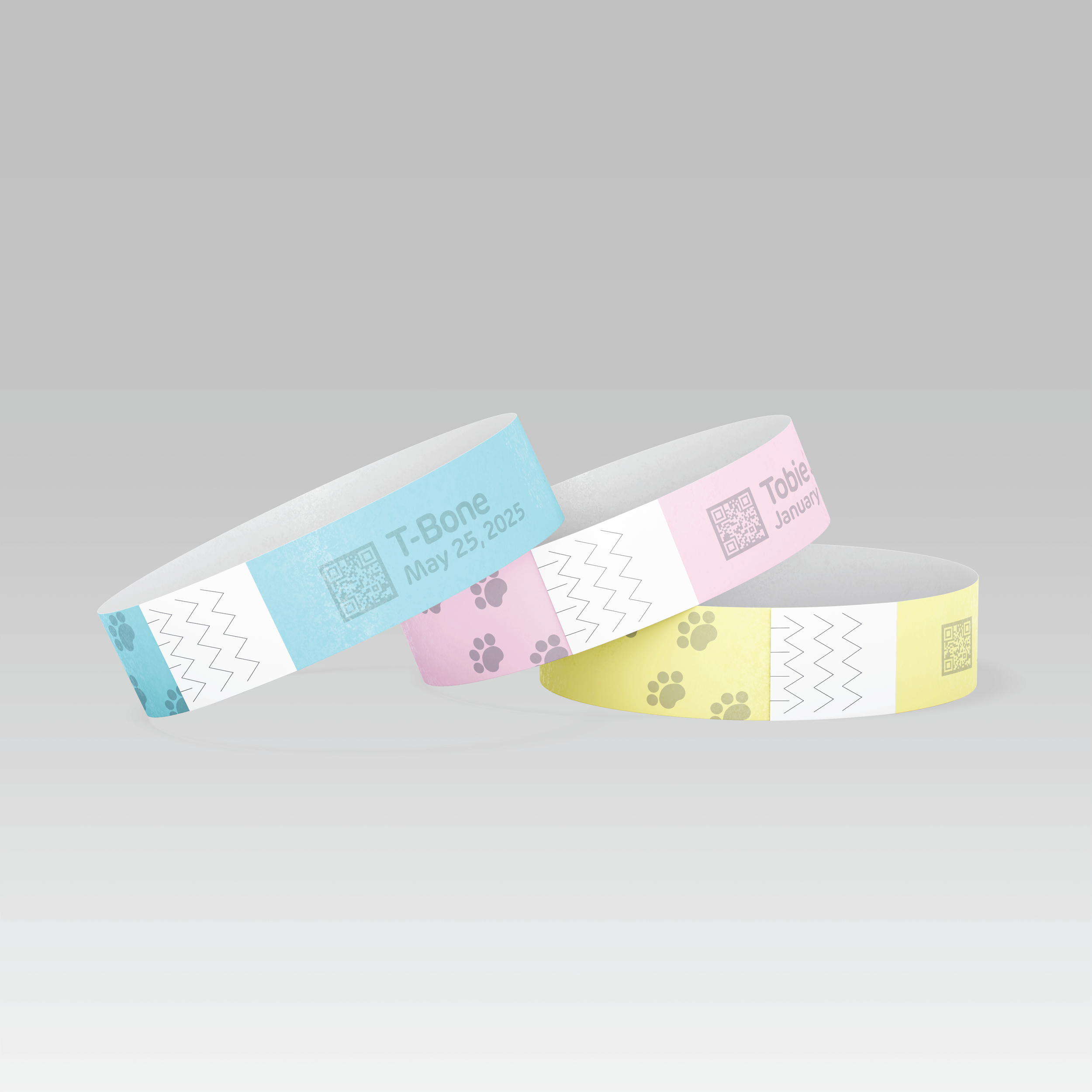 Medical bracelets for the Stuffed Animal Hospital.