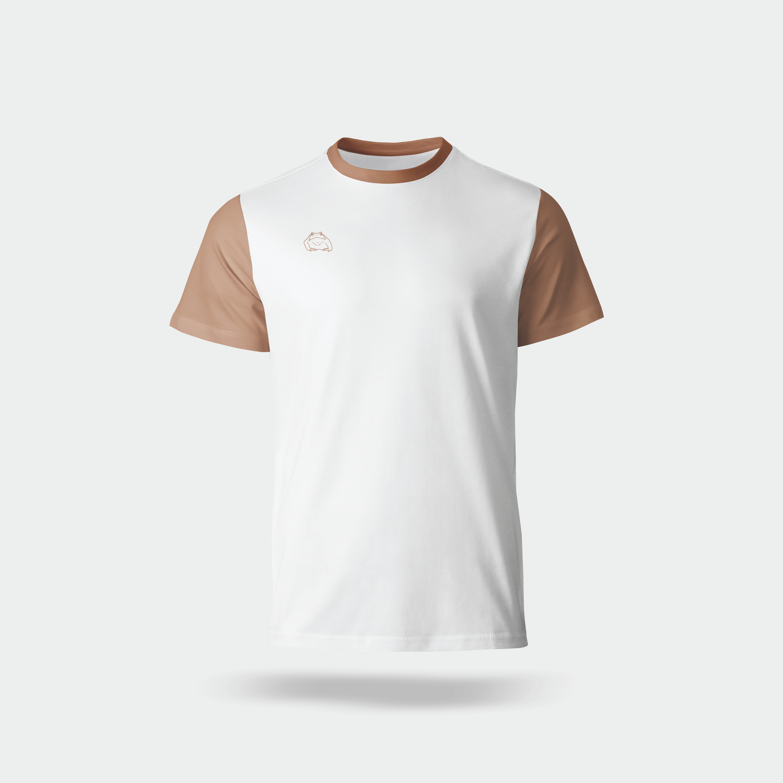 Brown print Toat shirt.